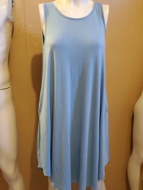 Zenana Outfitters Blue Sleeveless Dress